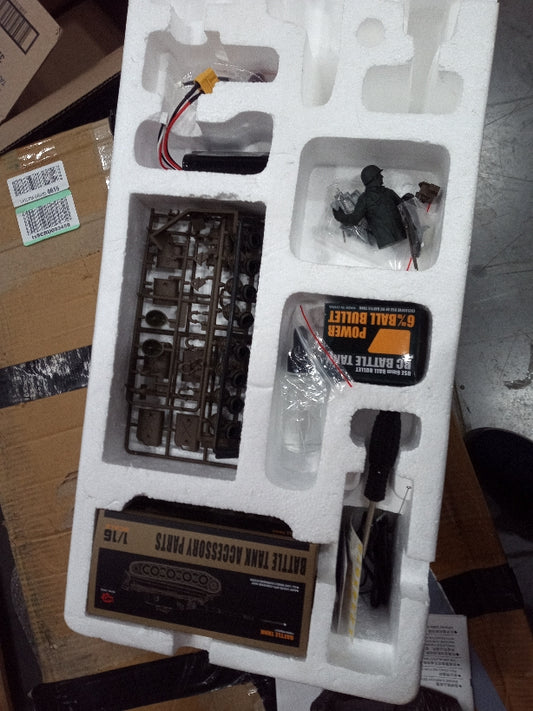 Second Hand US STOCK Henglong 1/16 Scale 7.0 Upgraded Walker Bulldog RTR RC Tank 3839 Metal Tracks