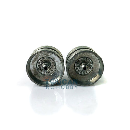 Metal Tracks Sprockets Idlers Adjuster Driving Axle Bearing Suspension Arms Protection Net For HL RC 1/16 3889 Tank Model Parts