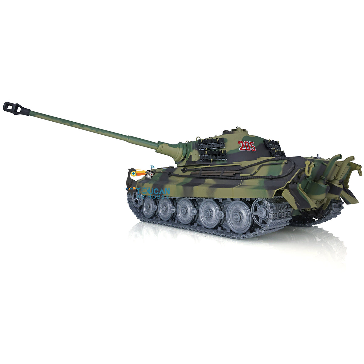US Stock Henglong 1/16 TK7.0 King Tiger 3888A RTR RC Tank with Metal Sprockets Idler Road Wheels Tracks Gearbox