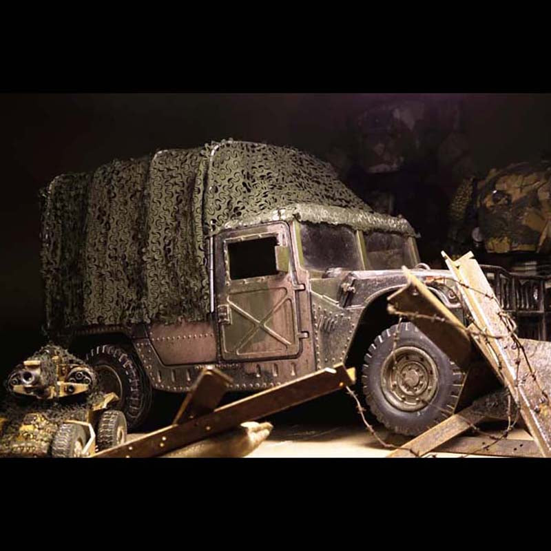 Medium Density Camouflage Net For Heng Long 1/16 3918 RC Tank Tiger I Challenger II M1A2 Radio Control Military Truck Model Parts