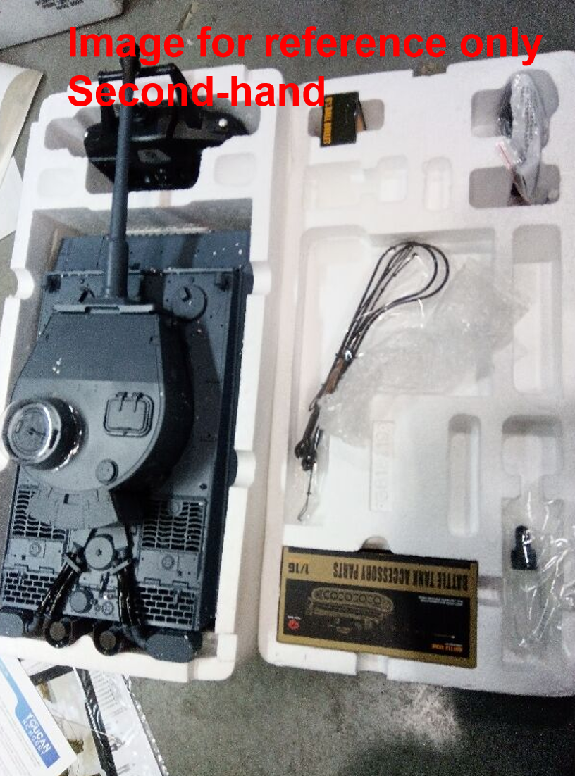 Fast Free Shipping Second Hand US Stock 2.4Ghz Henglong 1/16 Scale 7.0 Plastic Ver German Tiger I RTR RC Tank 3818 Model