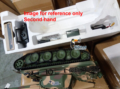 Fast Free Shipping Second Hand US Stock 2.4G Henglong 1/16 Scale 7.0 Plastic German Panther G RTR RC Tank Model 3879