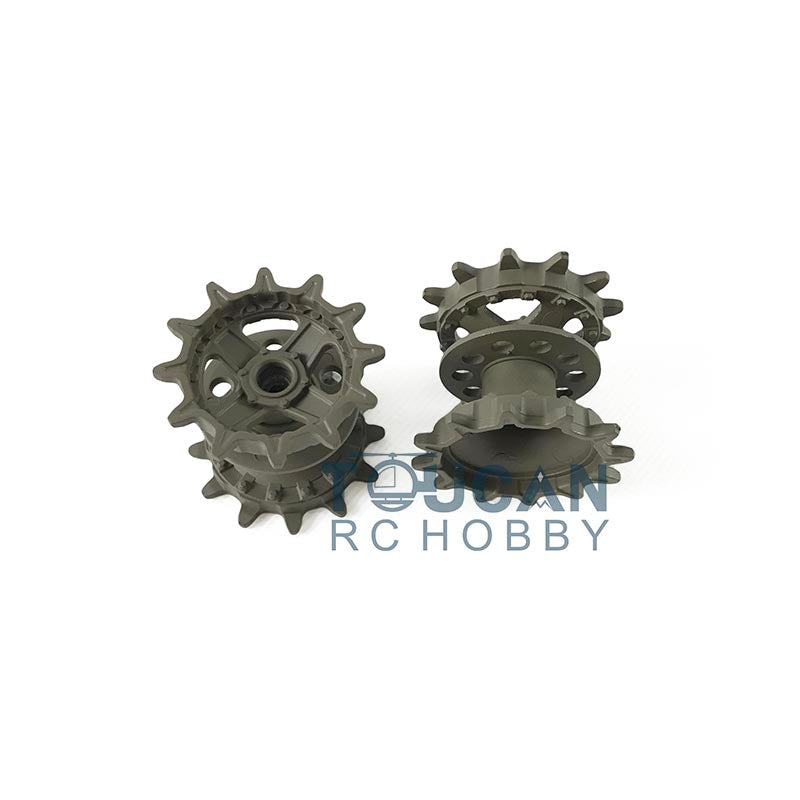 Plastic Tracks Sprockets Idler Road Wheels Accessories Pack For HL 1/16 Russian T90 3938 RC Vehicle Tank Replacement Parts