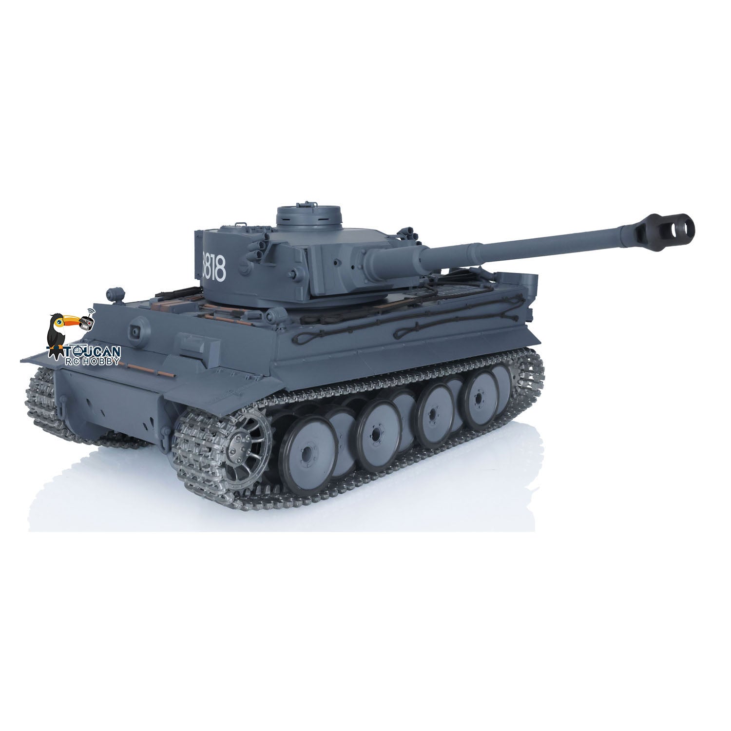 HL-7.0-3818 RC Tank Shooting 6mm BB Pellets with Hull Recoil Action 