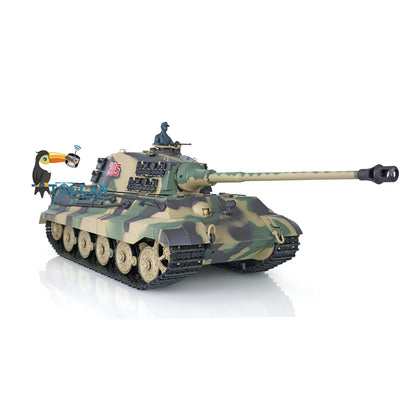 Henglong 1/16 7.0 Plastic German King Tiger 3888A/Walker Bulldog 3839 Barrel Recoil RC Tank Model Radio Control  Infrared Combating System