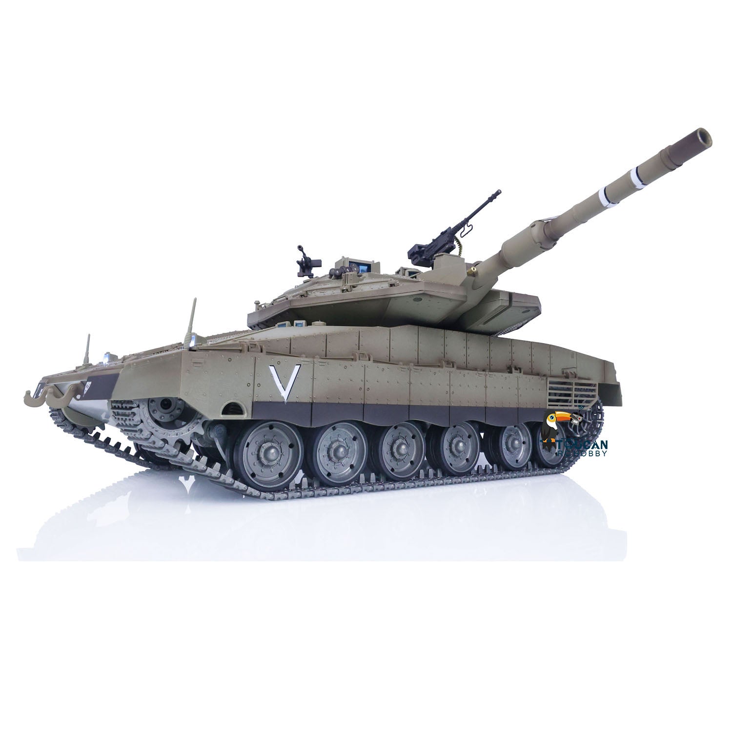 1/16 RC Military Vehicle HL-3958 M2 HB Machine Gun and FN MAG Machine Gun