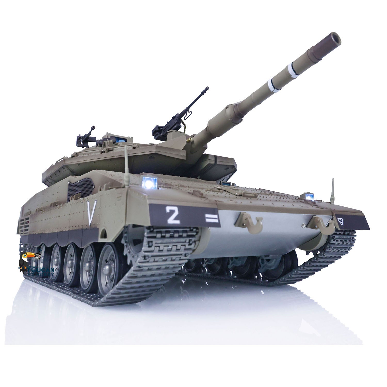 1/16 RC Tank HL-3958 120mm Smoothbore Gun Decorative Detail