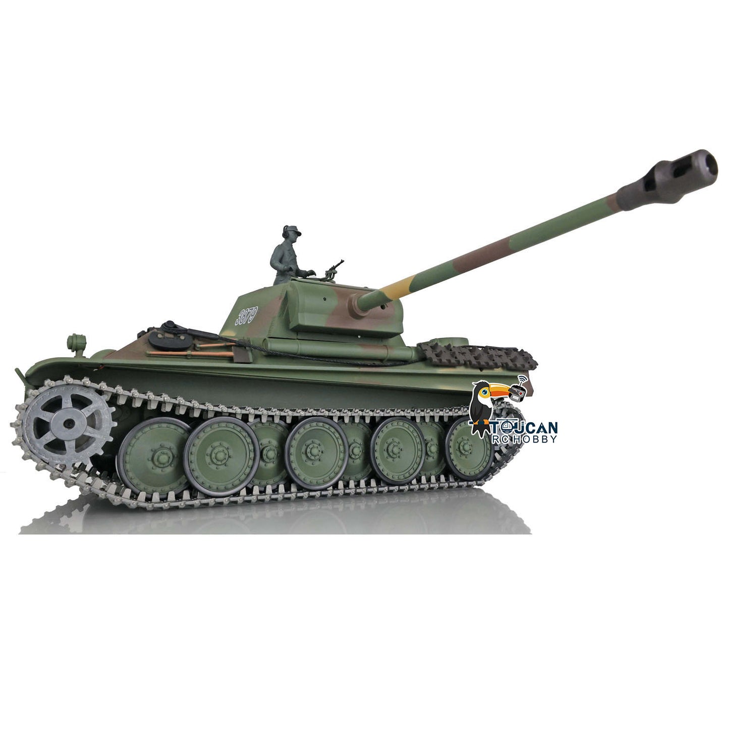 HL-7.0-3879 Upgraded RC Tank Pivot Steering and Real Tank Mechanical Sounds 