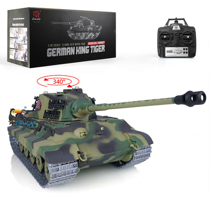 HL-7.0-3888A Upgraded RC Tank Steel Driving Gearbox Metal Tracks and Sprockets
