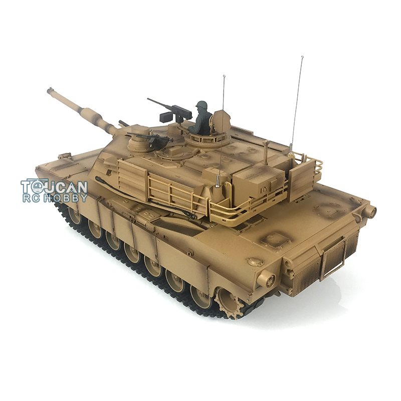 1/16 RC Tank HL-7.0-3918 Plastic Edition Original Yellow Infrared Combat System