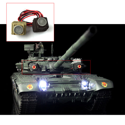 US Warehouse Henglong 1/16 Scale 6.0 7.0 3938 Model Russian T90 Remote Control Tank Part Red Black Eyes Upgraded DIY