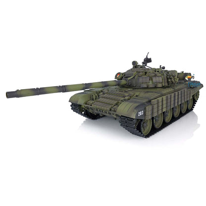 US Warehouse Heng Long T72 1/16 Scale Remote Controlled Battle Tank 7.0 Mainboard Plastic 3939 Ready To Run BB IR Tank Model Battery