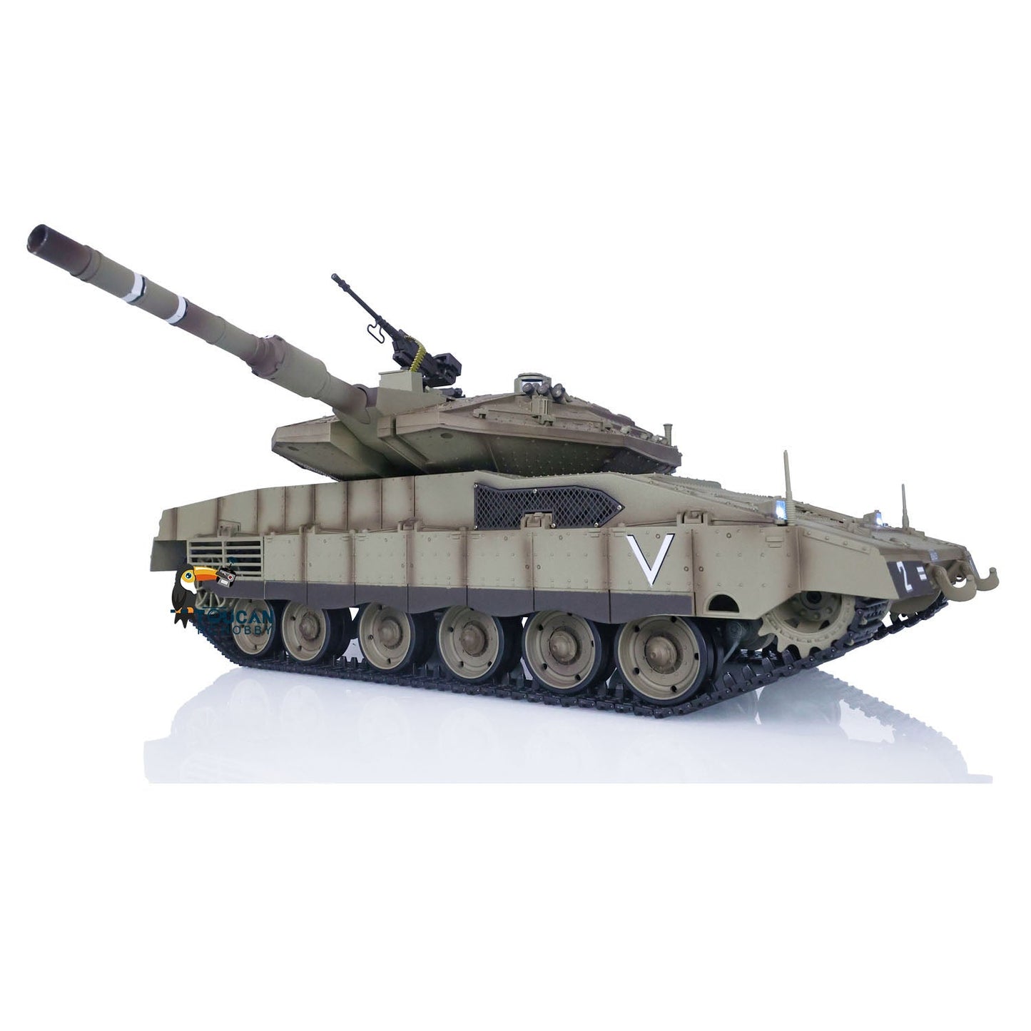 US Warehouse 1:16 Scale IDF Merkava MK IV RC Main Battle Tank Heng Long 3958 Remote Control Tanks Model Plastic Sprockets Idlers
