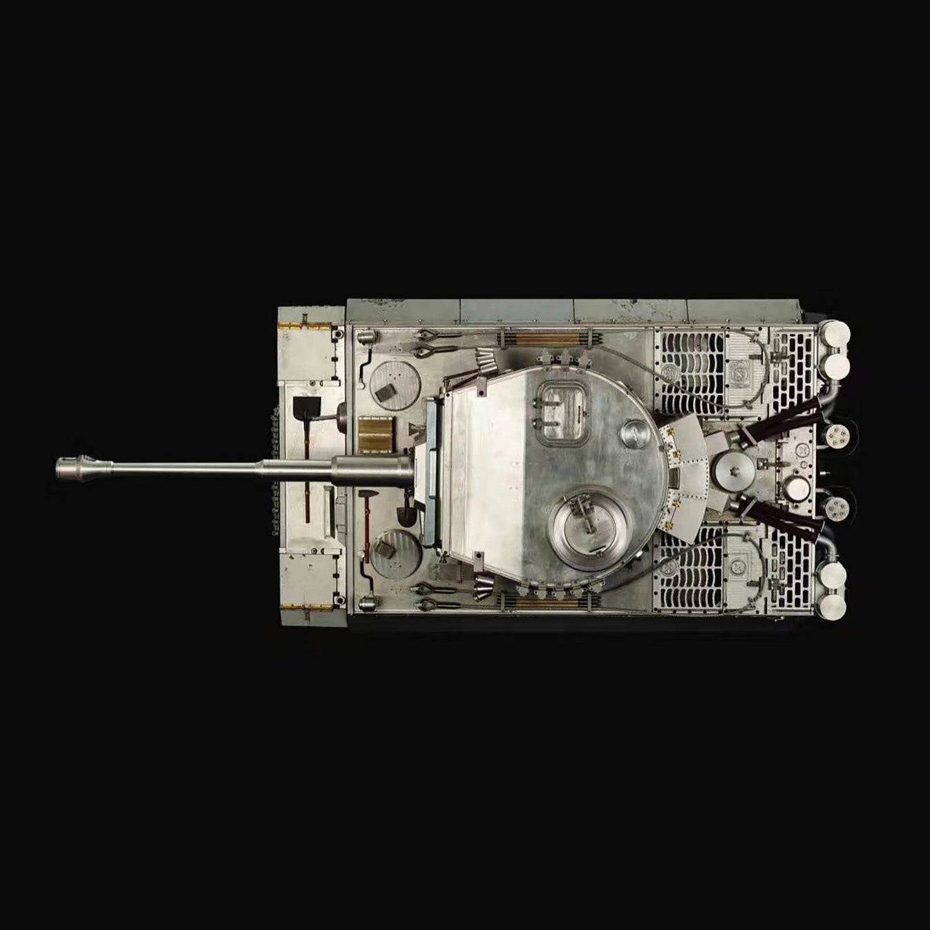 Henglong 1/6 Scale Full Metal German Tiger I RTR RC Tank 3818 Tracks B ...