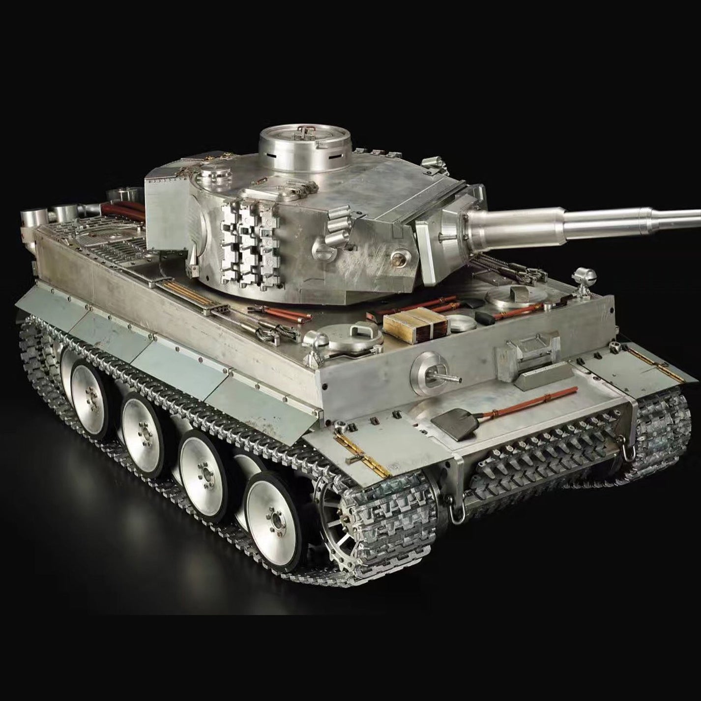 Henglong 1/6 Scale Full Metal German Tiger I RTR RC Tank 3818 Tracks B ...
