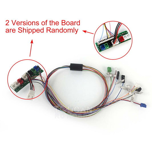 US Warehouse 1/16 Scale Henglong 6.0 7.0 RC Tank Models Upgraded Part Electric Slip Ring 12P DIY for 360 Degree grees Rotating Gear