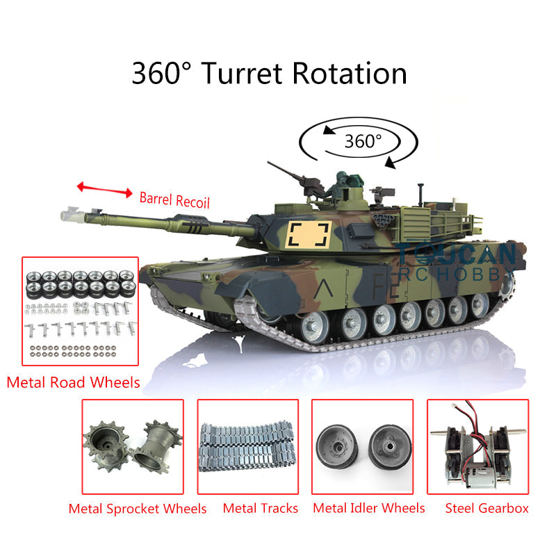3918 USA Abrams M1A2 – Henglong Tanks