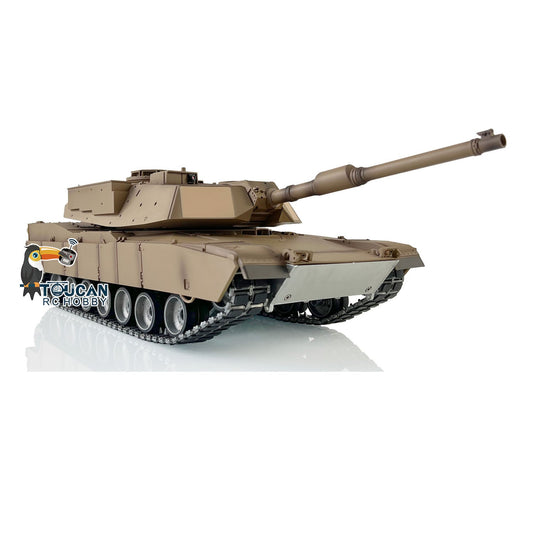 HengLong 1/16 RTR RC Tank 3918 M1A2 Abrams Full Metal Assembled Chassis TK16 Mainboard IR Ver Open Fire Smoke 360 Turret